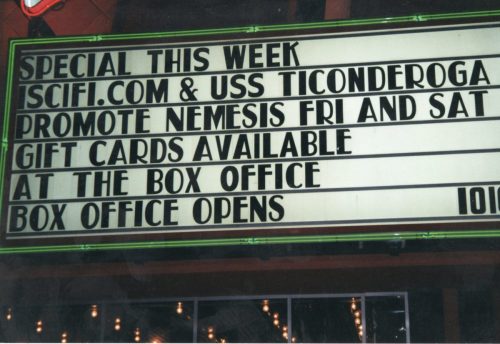 Star Trek Nemesis Movie Promotion