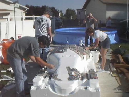 Ticonderoga Parade Float Model