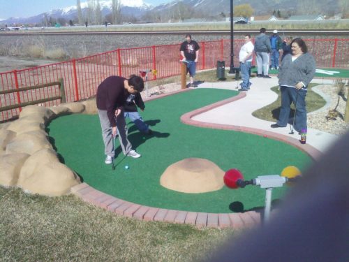 Mini-Golfing